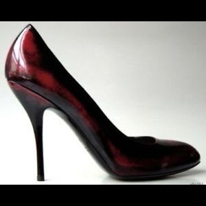 Gucci Leather Black/Red Pumps